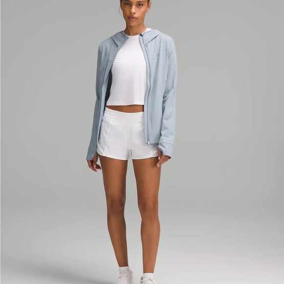 Lululemon Mist Over Windbreaker - Power Blue Size 8 | NWOT | Running Gear - Picture 2 of 3